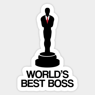World's best boss Sticker